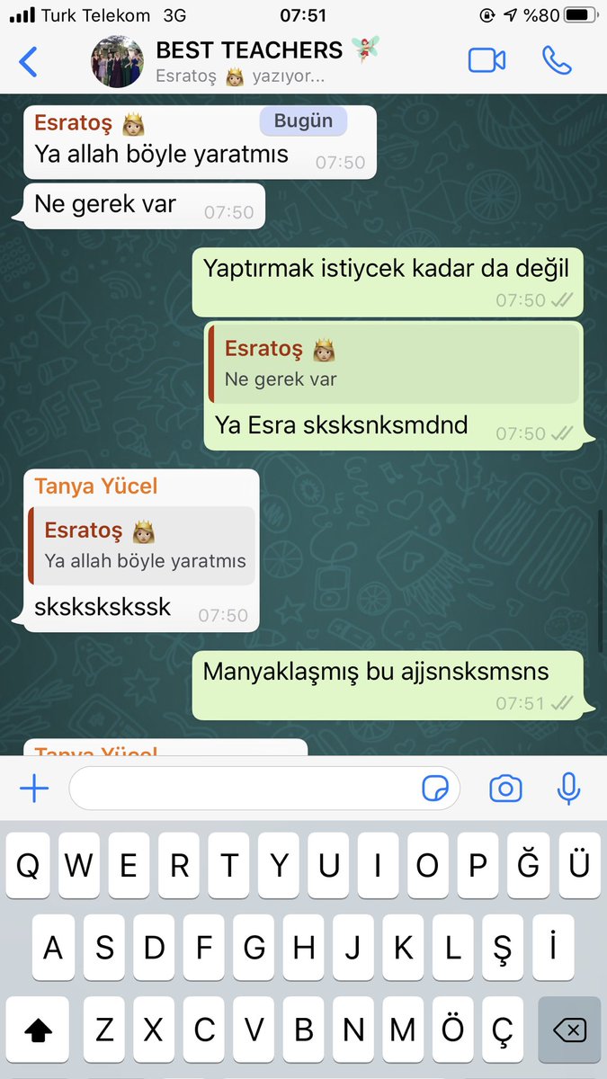 Arkadaşım estetik yaptırmıştır ve 3 gün sonra yorum yapıyodur kjsjsknsbs