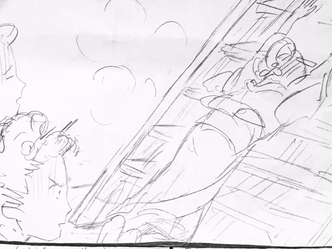 ついでにボツネームのひとコマなんか出してしまう!
これは絵だけ思いついて前後がつながらなかったというアレです(担当様いつもご迷惑をおかけしております…) 