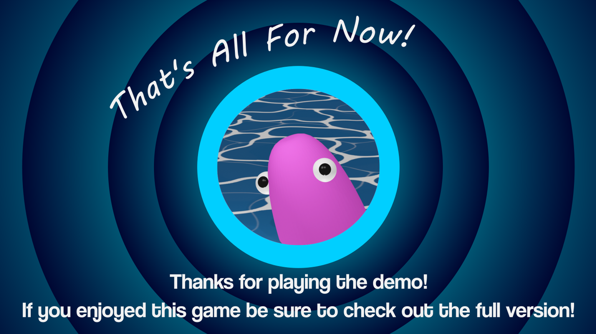 ailurux's tweet photo. Working on building a demo version of Loch Mess, and I made this cute graphic for the end of it.😊Demo will be coming soon! #indiedev #gamedev #lochmess https://t.co/P20eb3s5wN