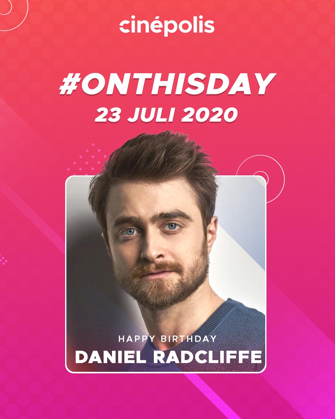 Happy birthday, Dan Radcliffe! Selain perannya di yang mana nih film Daniel Radcliffe favoritmu? 