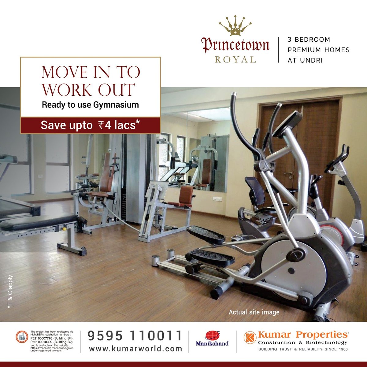 Kumarproperties's tweet image. #KumarProperties
#KumarPrincetownRoyal
#Undri

🏋️ Ready to use Gymnasium