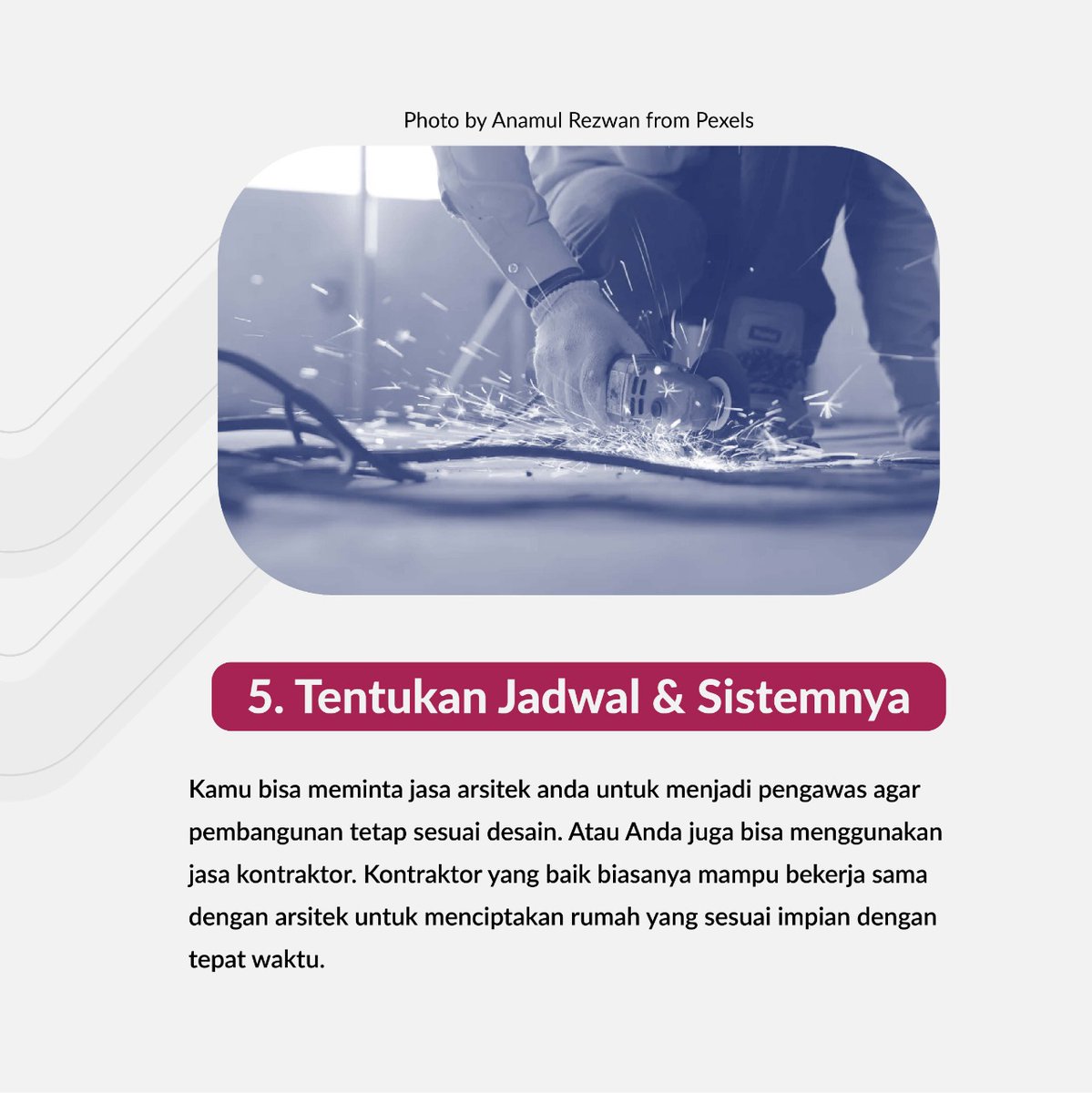 MarketingSMBR's tweet photo. 2/2. #MicroHouse Tertarik untuk membangun Micro House? Yuk simak tahapannya berikut!
-
#MicroHouse
#RumahMini
#RumahKecil
#TinyHouse
#MicroHouseIndonesia
#TinyHouseMovement
#RenovasiRumah
#BUMNHadirUntukNegeri
#BUMNUntukIndonesia https://t.co/gxMHEn0Syh