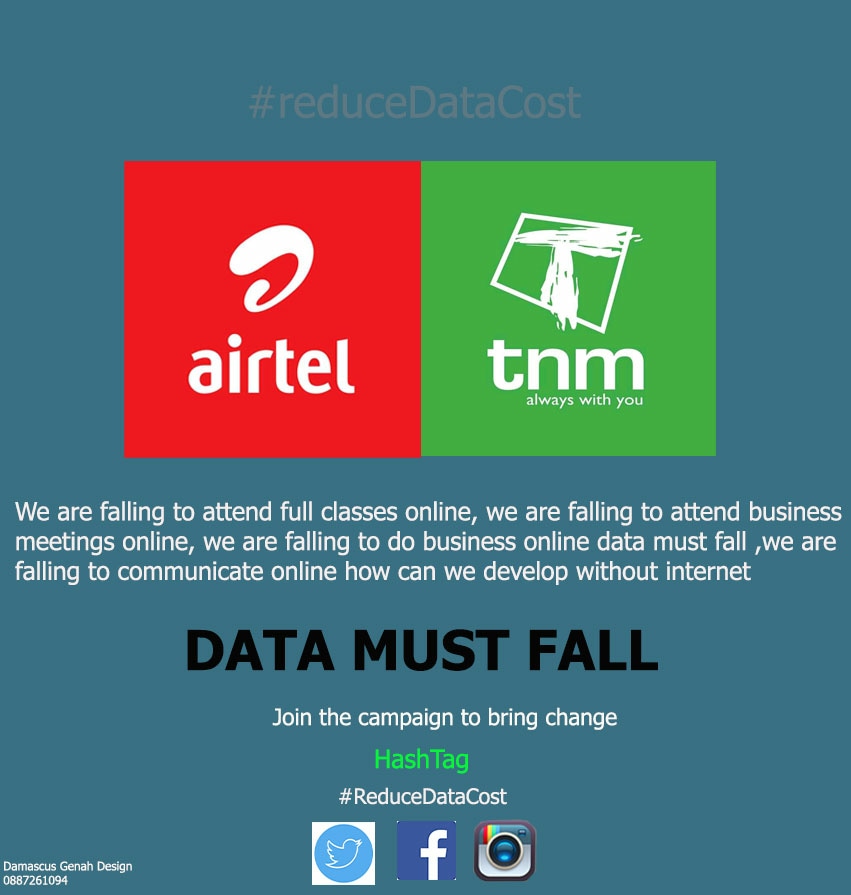 MalawiPost's tweet photo. Data rates must decrease. #Malawi https://t.co/cKwdI9WfIJ