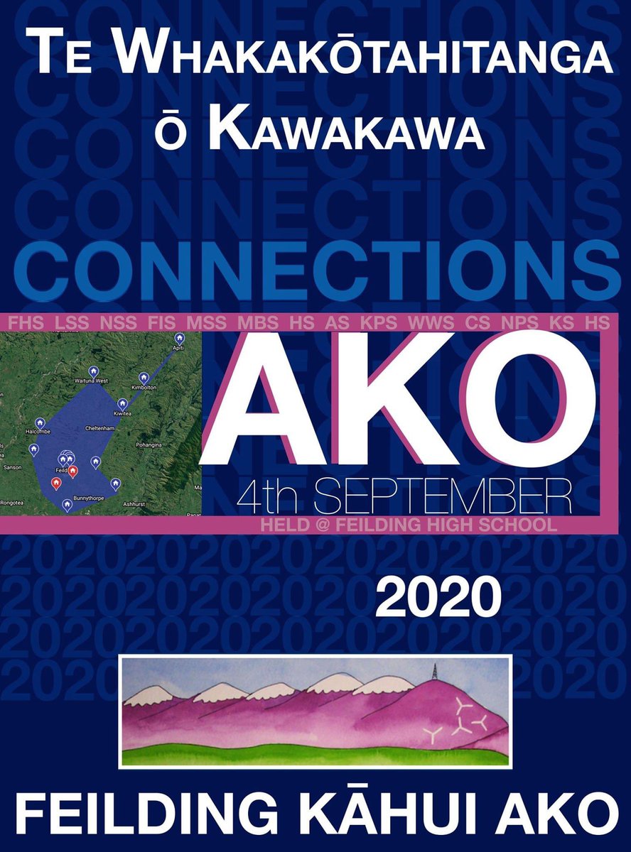 A huge moment for the Feilding Kāhui Ako on the 4th September. 

AKO 

Theme: Te Whakakōtahitanga ō Kawakawa - Connections 

We have some amazing presenters lined up for a truly inspiring day. More information to come over the following weeks. 

Check out the flyer!!!