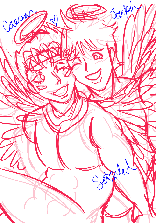KhepriLusk's tweet photo. Oh my OTP.... #caesarxjoseph #jojopart2spoilers #josephjostar #JoJosBizarreAdventure #gay https://t.co/1kDKQmpDLG