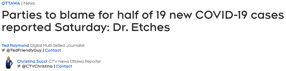 PARTIES... HALF... COVID...You see the article shared on facebook. A few of your friends shared it. Maybe they added no commentary, maybe they made a disappointed remark about how irresponsible people are being.But how many ways are there to say these numbers?