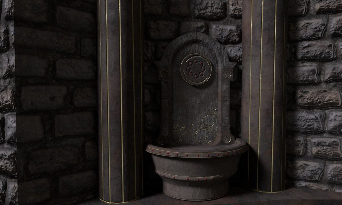 Kosania1's tweet photo. Dark fountain..

#3d #3dartist #modeling #game #games #gamedev #gamers #gamedev #gamedesign #gamedevelopment #art #3dart #3dmodeling #UE4 #UnrealEngine #indiegame #indiedev #indie #portfolio #medieval https://t.co/ZdZ2IwYyFn