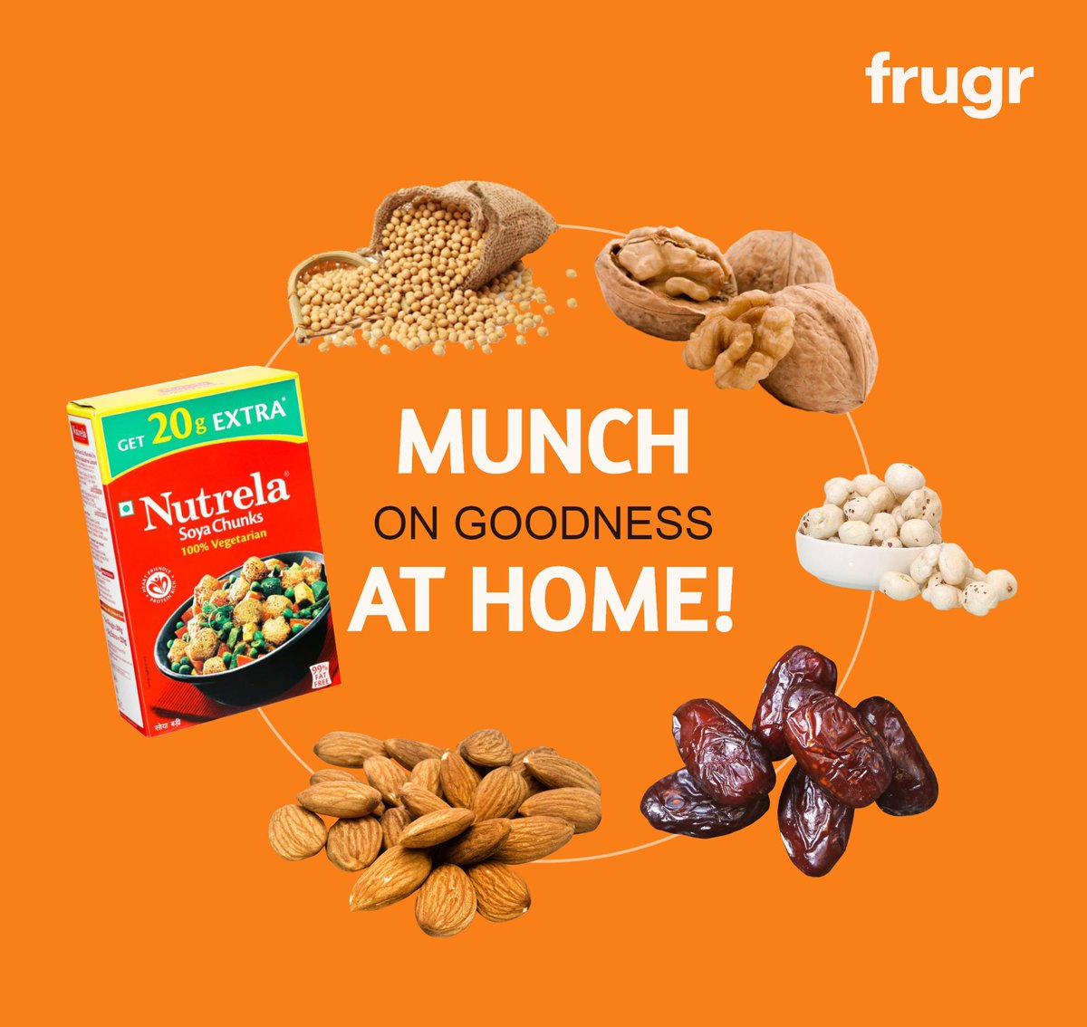 frugrindia's tweet photo. Who doesnโt munch on snacks while working at home? You might as well make it a super healthy choice while you are at it.
Choose from a wide range of products across top brands.
Get Your Daily Essentials Delivered At Your Doorsteps
#LaunchingSoon
#ShopOnFrugr #Grocerie #Chandigarh https://t.co/CMwoX37FTM