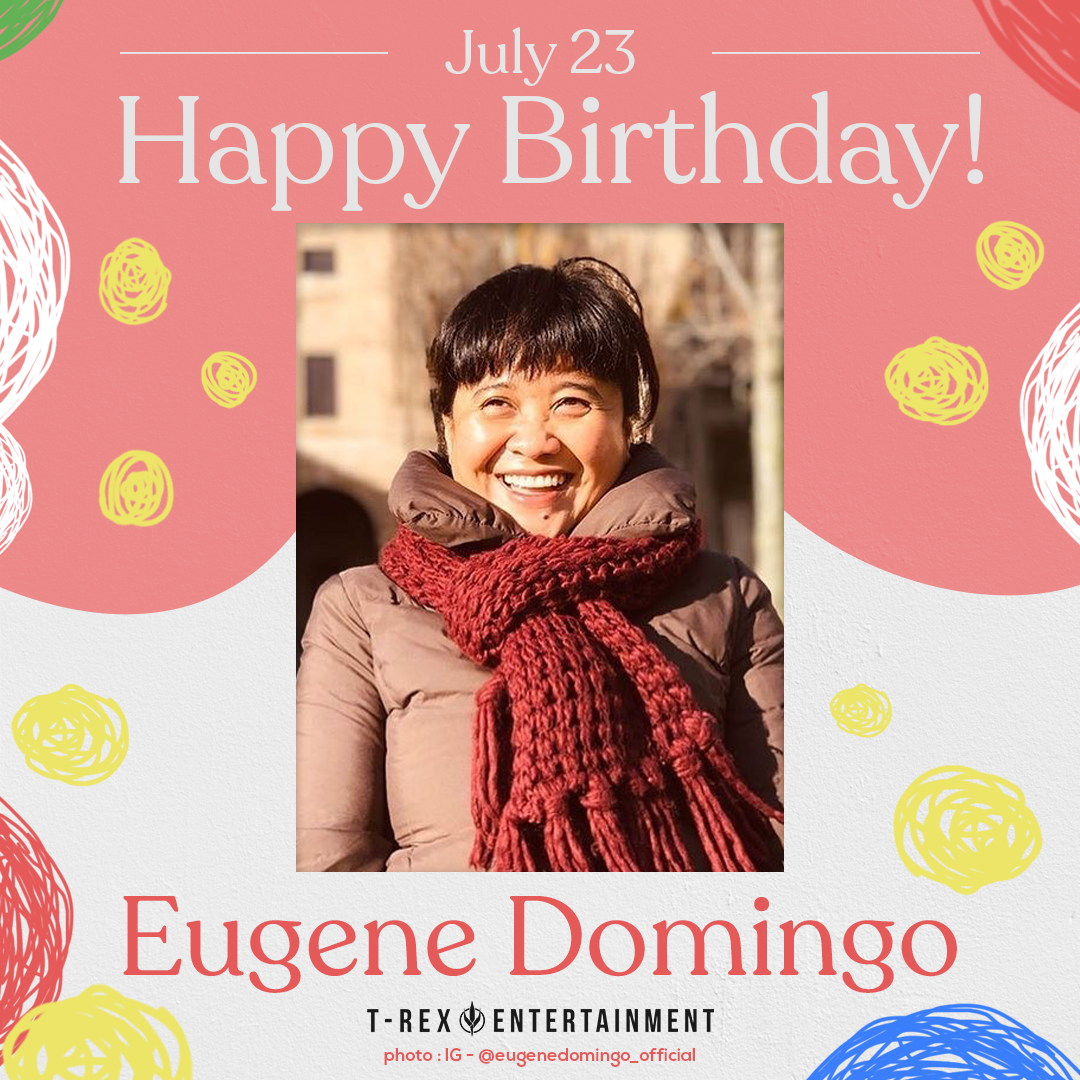 Happy birthday to you, Eugene Domingo!

Have a good one today! 