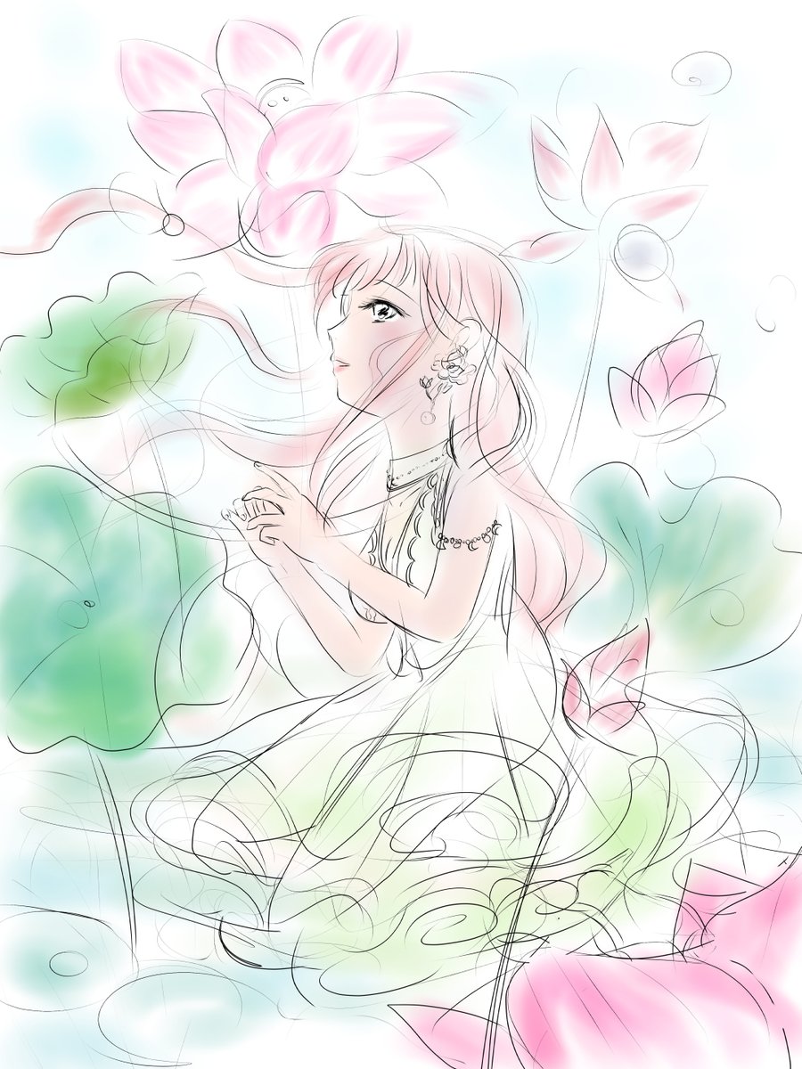 昨日描いた絵です(*'ω`*)
恋の魔法とおまじない色塗途中、イラストACさん素材ちびモブ会社員、新誕生花うんちく挿絵ハス女の子ラフ、イラストACさんからPIXTAさんにもまとめ投稿素材 