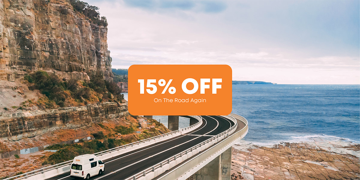 Ready to jump On The Road Again? Our On The Road Again special has been EXTENDED! You can now book by 30 September 2020 to score 15% off the daily rental rate for travel up to 15 December. Get back on the road and SAVE! bit.ly/3jyzCvh
