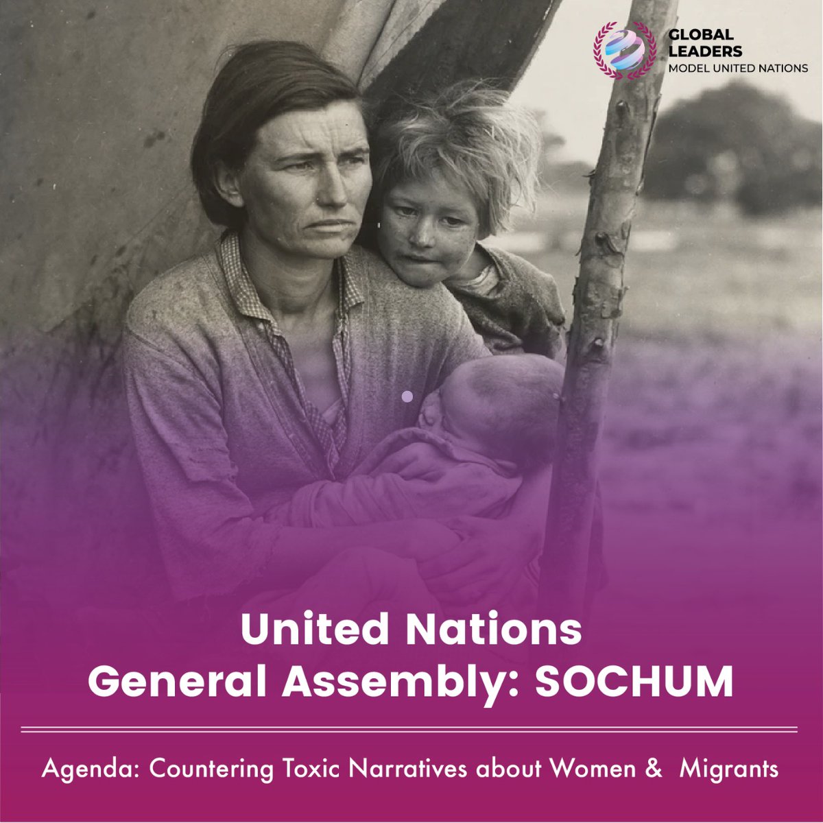 circeieducation's tweet photo. Here's Our committe and council that shall be simulated at #GLMUN2020!
1. United Nations General Assembly: SOCHUM
Countering Toxic Narratives about Women and Migrants!
#Genz #MUN #GenZSolvers
@UN @UN_Women https://t.co/qNeAOMkIqp