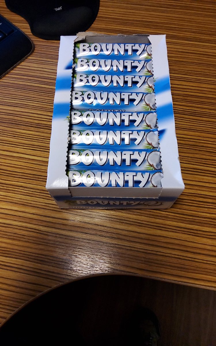 daveauld's tweet photo. Yah! My order has just been delivered. #bounty #coconut #offshore #QatarIsCalling #Qatar https://t.co/vONUj5lpMN