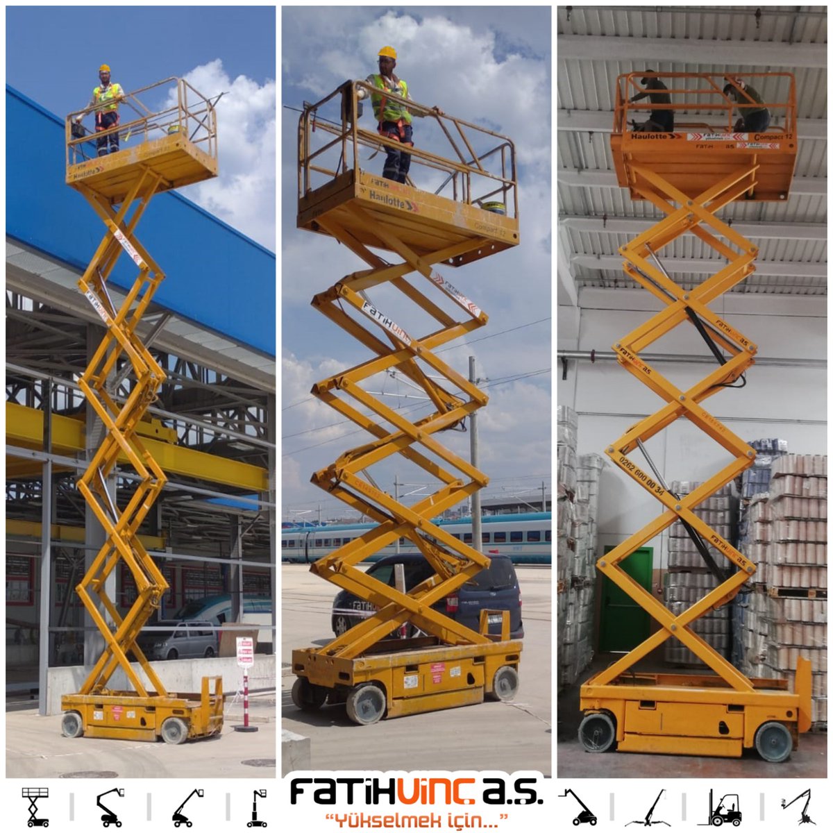 FatihVinc's tweet photo. "Türkiye'nin her yerinde... - Fatih Vinç A.Ş."
"Haulotte Compact12 - Makaslı Platform"
#fatihvinç #yükselmekiçin #haulotte #compact12 #makaslıplatform #scissorlift #manlift #istanbul #ankara #izmir #bursa #eskişehir #tekirdağ #kocaeli #gaziantep #kiralama https://t.co/UrKJ6m6Go2