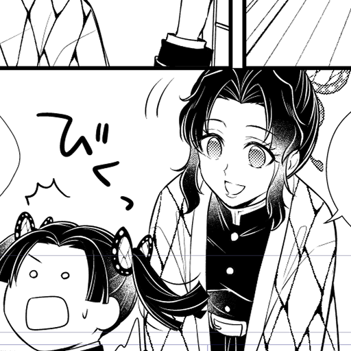 ベタが多いから画面が引き締まって楽しいね 