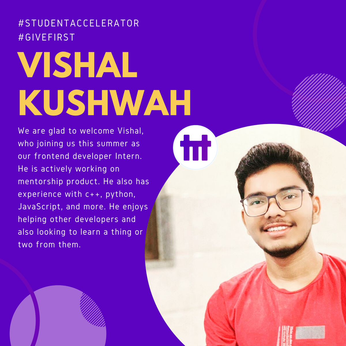 HorizonTech_dev's tweet photo. Continuing our welcomes 🙏 . Vishal Kushwah has been working as a Full Stack Dev intern💻. Check out his recent blog (https://t.co/HF2FTIp4Ds) where he reflects his experience with Horizon 📖 

If you are interested in joining our team 🧑‍🤝‍🧑, https://t.co/VwYg0Wy68R (< than 30s) ⏲️ https://t.co/isqmMqIgPF