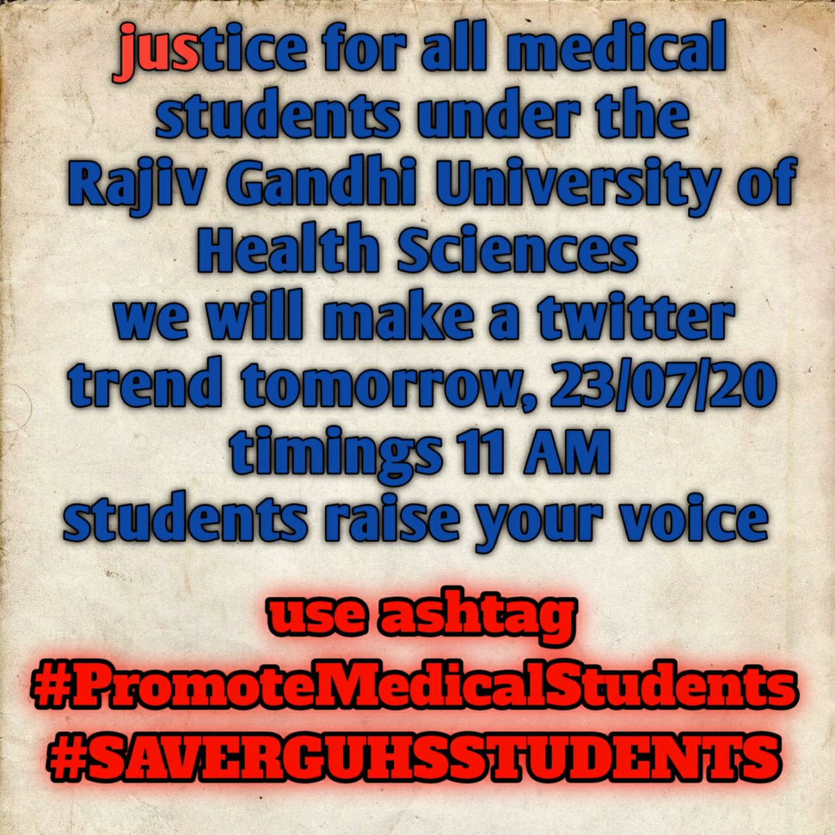 AdarshAvalakki's tweet photo. #promotemedicalstudents 
#savemedicalstudents 
#justiceformedicalstudents
#Promotemedicalstudents
@drashwathcn 
@mla_sudhakar 
@CMofKarnataka 
@narendramodi 
@rashtrapatibhvn 
@anvith_kateel 
@btvnewslive 
@suvarnanewstv 
@Puvlo69 
@siddaramaiah 
@KPCCPresident https://t.co/iEp3fFz9XF