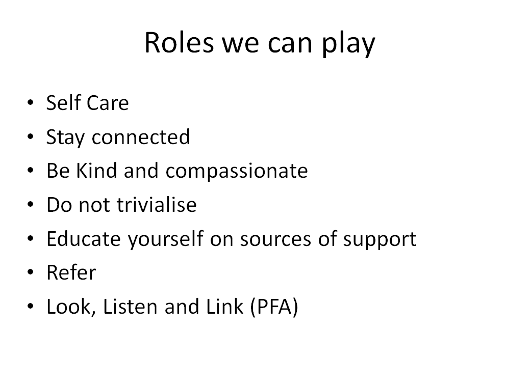  #MentalHealthMatters Stay connected, reach out to those who are isolated, don't trivialise the illness: Prof.  @TISSpeak Aasha Banu Soletti 