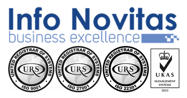 InfoNovitas's tweet photo. We are pleased to announce that Info-Novitas is now certified:
▪️ISO 9001:2015 for Quality management 
▪️ISO 27001:2017 for Information Security Management
▪️ISO 22301:2012 for Business Continuity Management
#ISOCertification #ISO9001 #ISO27001 #ISO22301 https://t.co/qVka0fT0Kr