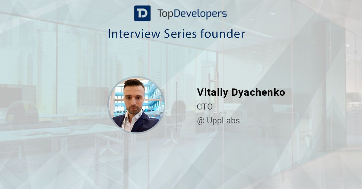 TopDevelopersCo's tweet photo. Mr. Vitaliy Dyachenko, CTO of @upplabs was interviewed. He spoke about the success of UppLabs as a client-friendly IT firm in the industry. πhttps://t.co/iGlONBSfO5
#MobileAppDevelopment #WebDevelopment #AppDevelopment #AppDevelopers #TDInterview #WebDev #eCommerceDevelopment https://t.co/0pDOeJmhen