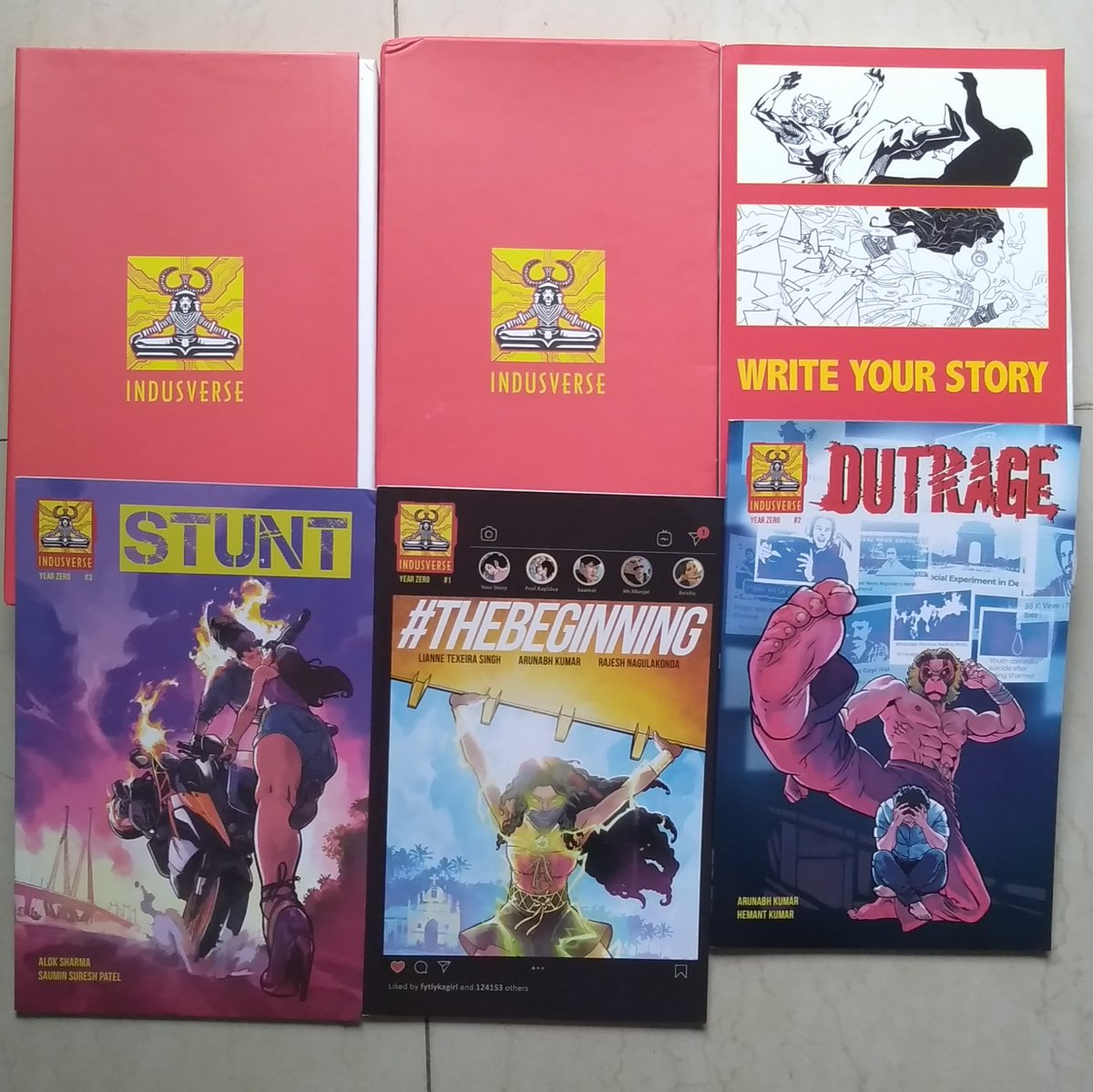VermaKiran's tweet photo. I am a huge @Marvel fan but always wished to see Indian superheroes. Thanks to @TheQtiyapaGuy for creating our own Indian superheroes through #Indusverse comics.
I bought 2 sets of 1st edition as these are going to be a part of glorious history after few years.
#AllTheBest https://t.co/PuAsag0QCk