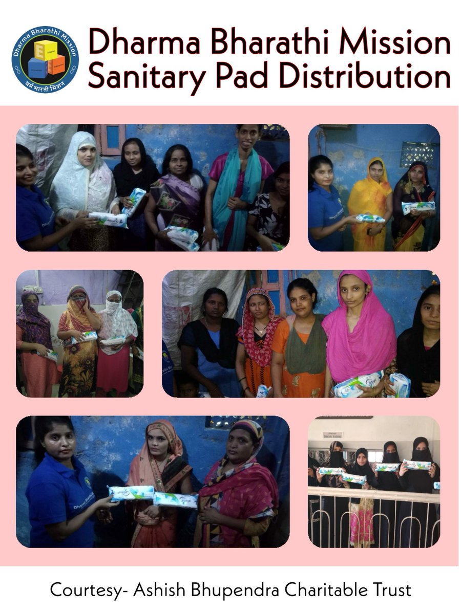 DBMission's tweet photo. DBM distributed sanitary pads to around 100 women of Trombay and Maharastra Nagar.

#supportdbm #DBMission #TeamDBM https://t.co/ikunZD3L3Q