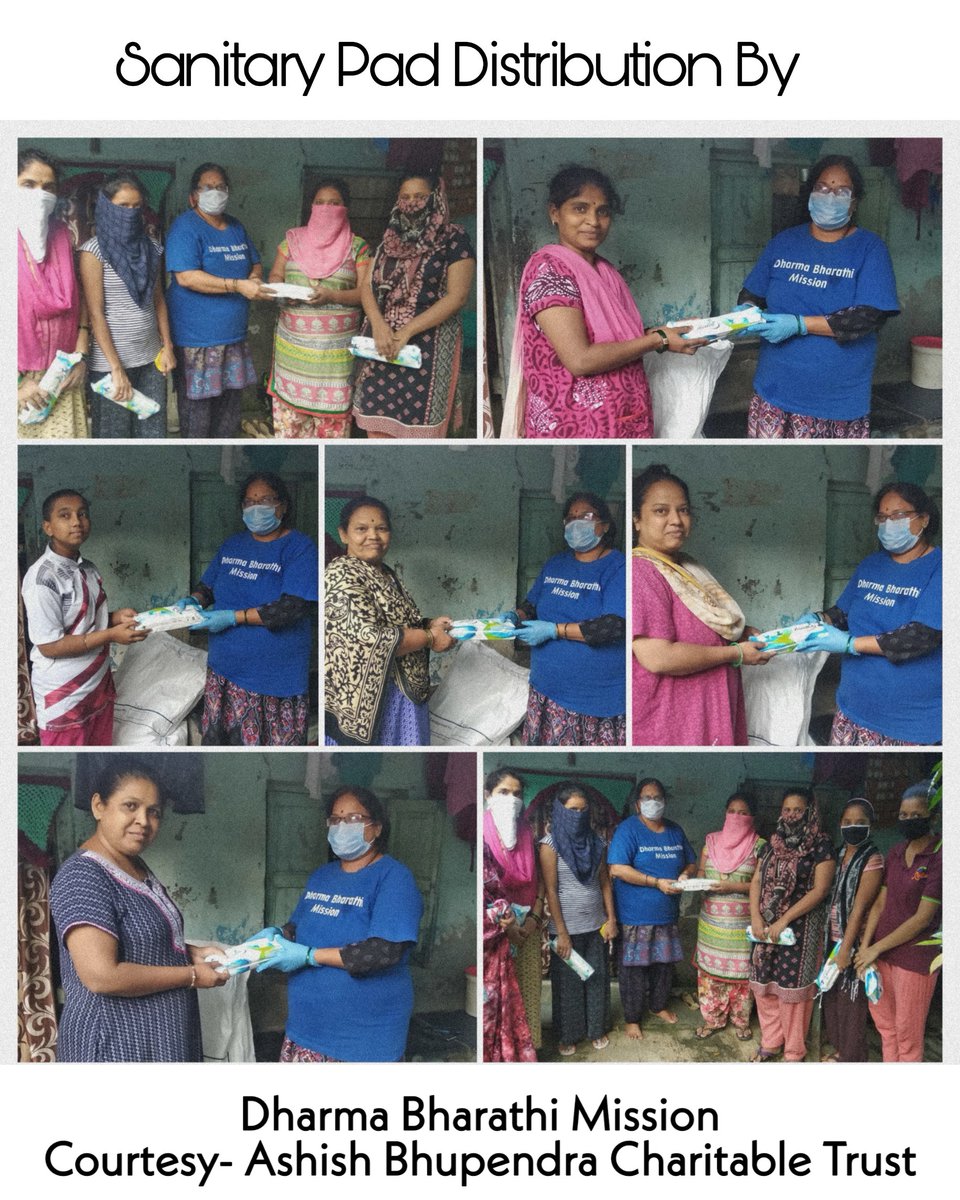DBMission's tweet photo. DBM distributed sanitary pads to around 100 women of Trombay and Maharastra Nagar.

#supportdbm #DBMission #TeamDBM https://t.co/ikunZD3L3Q