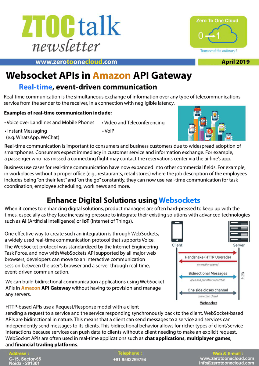 ZeroToOneCloud's tweet photo. What are Web Socket APIs in Amazon API Gateway ?
Follow Us @ZeroToOneCloud
#ZTOC #ZTOCtalk #ZeroToOneCloud #TranscendTheOrdinary #AWSTraining #AWSCSA #SolutionsArchitect #CloudSolutionsArchitect #AWSCSA #AWSCertification #AWSCertificationPreparation #AWSExam #IaaS #PaaS #SaaS https://t.co/BatiF9dWAP