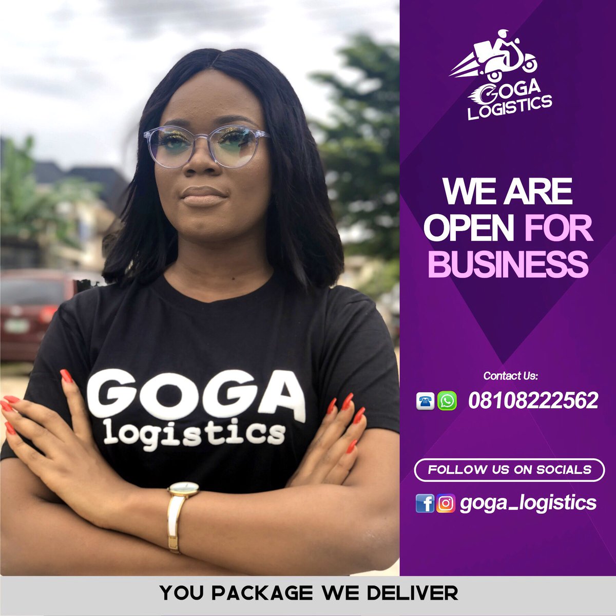 GogaLogistics's tweet photo. It’s a good day to try GoGa..
We are open for business https://t.co/AQvTnqfzqu