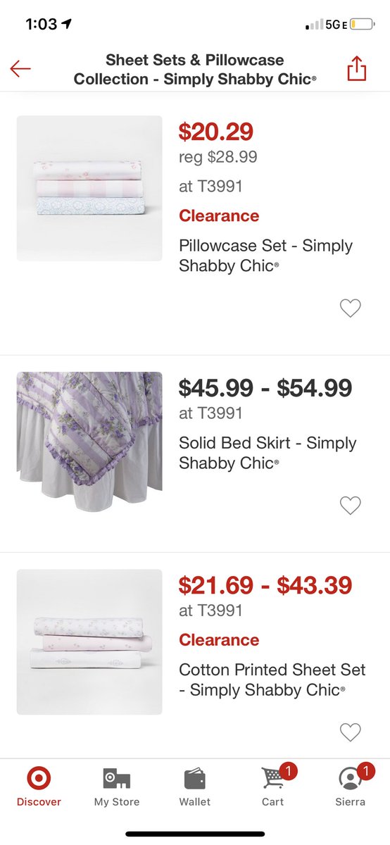 guidaproblems's tweet photo. @AskTarget These are the only 3 things that are available and only in the size KING. You have carried an entire line of simply shabby chic for 15 years. Did you discontinue the line? https://t.co/chJUsUyW5k