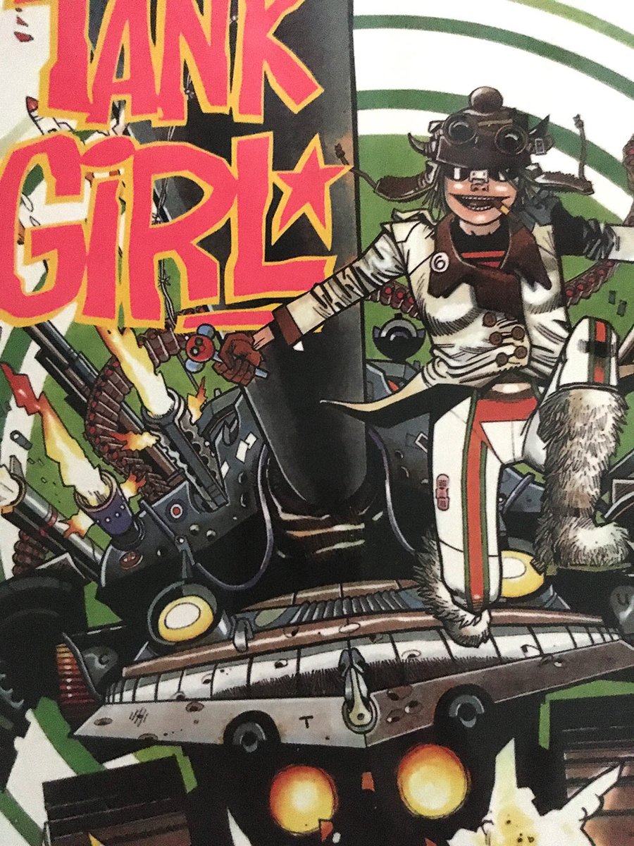 Akira ウチの本棚にある海外コミックを少しづつ 紹介していきたいと思います まずはメジャーなところから Tank Girl Jamie Hewlett Alan Martin 実写映画にもなったイギリスのsfコミック Jamie Hewlettはgorillazのアートの方が有名ですね 非常に下品