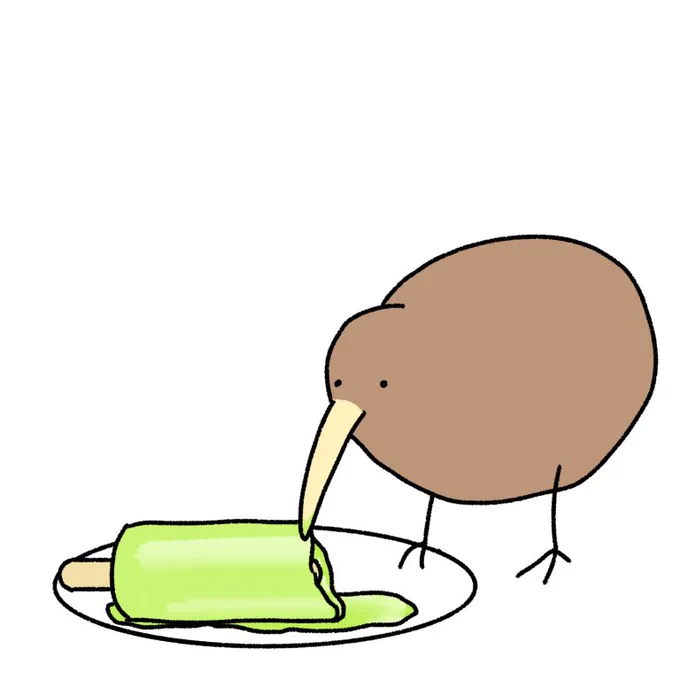 大事にしまっておくキーウィ 