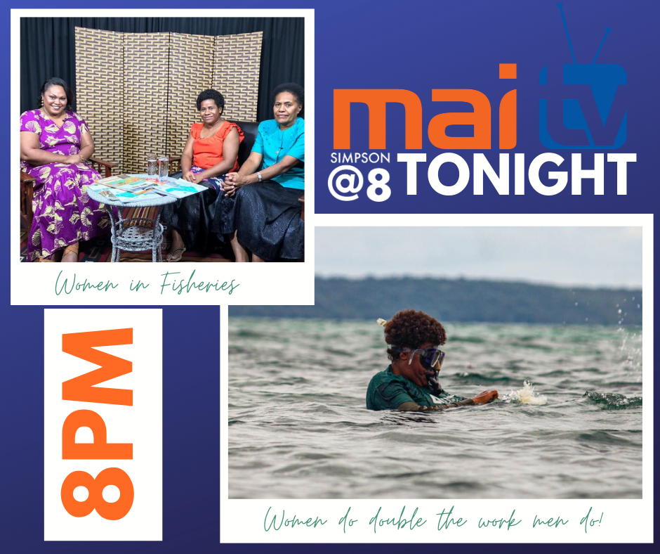 LiceMovono's tweet photo. Women fishers do double the unpaid work men do before they can go out to make an income from the sea. @WiFN_Fiji analyzed what kind of changes needed to happen to make it easier for #WomenInFisheries to earn their livelihoods. #FijiNews #SimpsonAtEight TONIGHT on @MaiTVFiji https://t.co/Urs3hDjKP5
