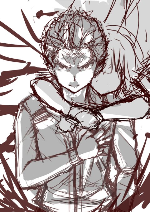 スバルくんラフガキ #リゼロ #落書き https://t.co/DP90rqhP9e 