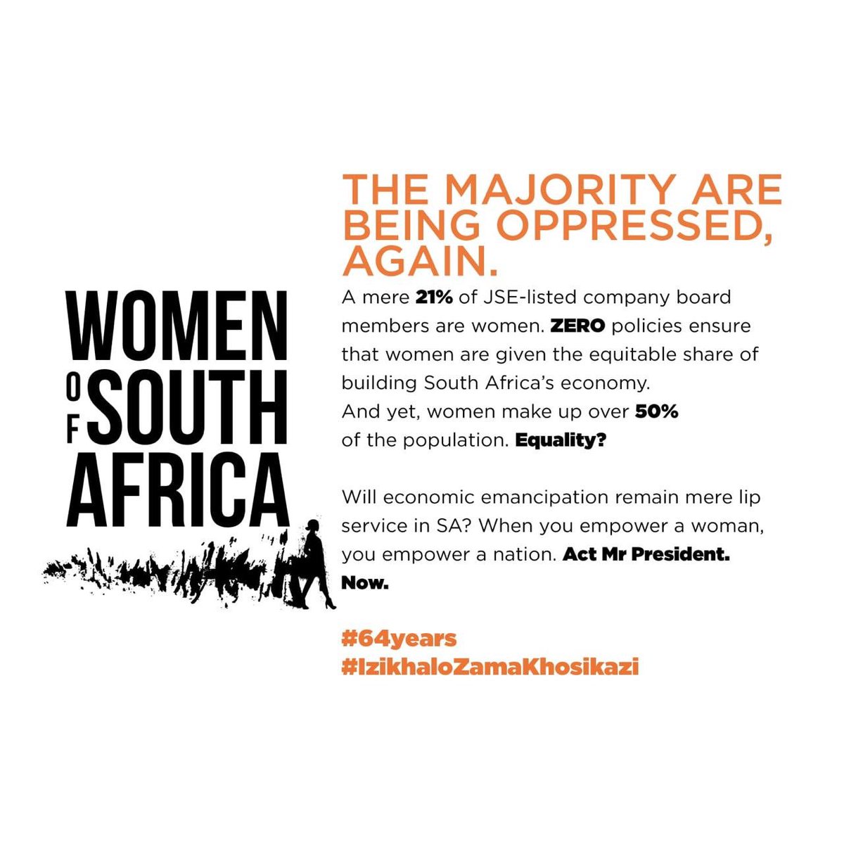 PennyLebyane's tweet photo. We coming for everything.... #WeWillBeUnbundling a few things... #IAmTheMajority #64years #1956WomenMarch and we are still hear. https://t.co/He2Atear11