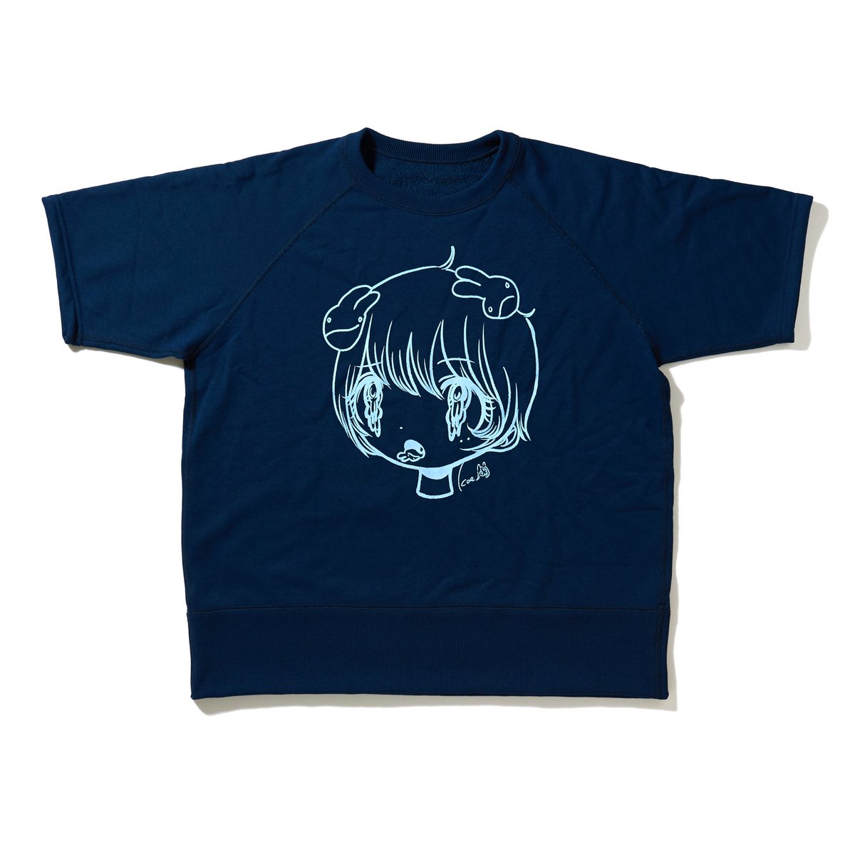 明日7/24の19時より、unhalfdrawingにて半袖スウェット販売いたします 