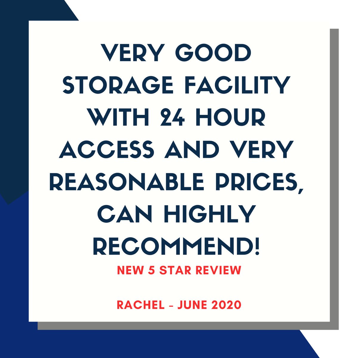 StoreGuardian's tweet image. Nice new review on Google from a new customer 👍

#selfstorage #storage #berkeley #dursley #gloucestershire #storagesolutions #space #removals