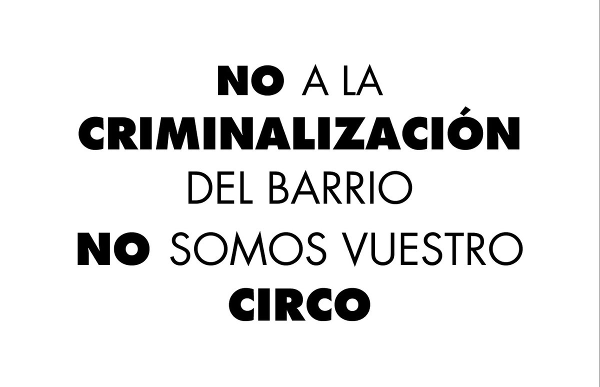 ArturoRojillo's tweet photo. No a la criminizlización del barrio de #Mendillorri.
No son vuestro circo. https://t.co/UuOM0b2aG6