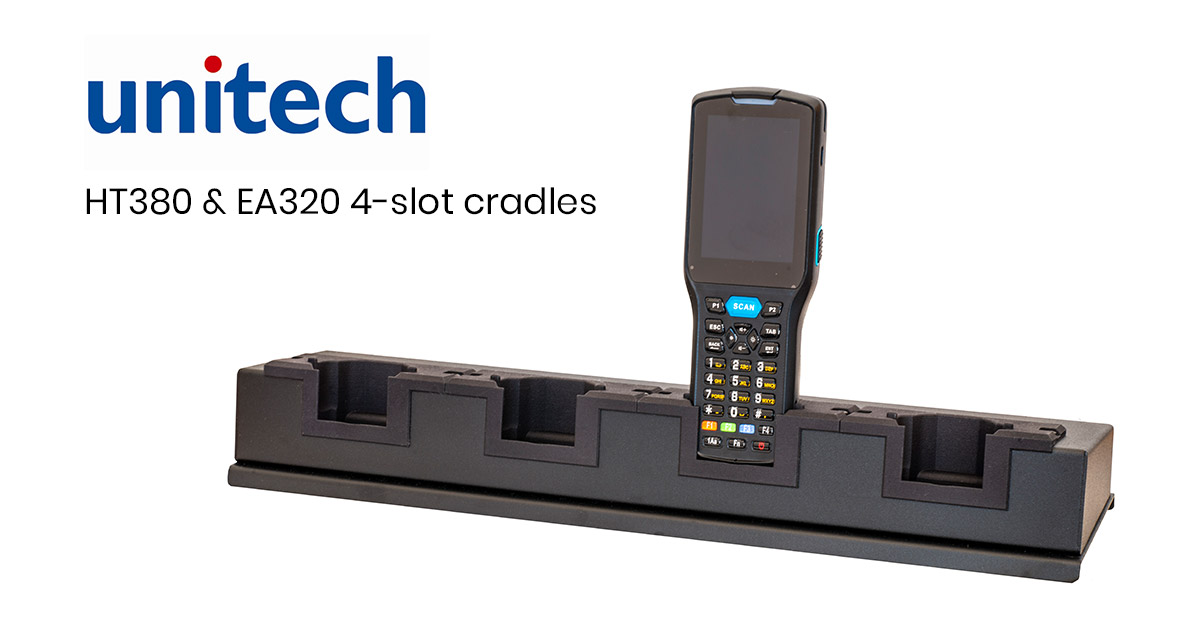 Syntechnologies's tweet photo. New 4-slot cradles for the Unitech EA320 and HT380 are now available! Contact us for stock and pricing.
#unitech https://t.co/N8bHFzmhFf