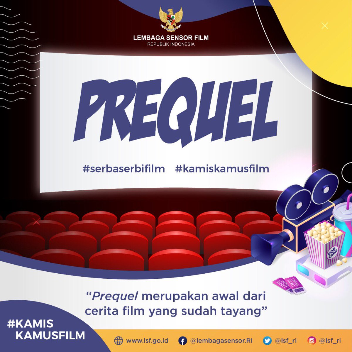 lsf_ri's tweet photo. Prequel film apa yang menurut kalian menarik dan berkesan sampai saat ini?
#KamisKamusFilm
#SerbaSerbiFilm
#SensorMandiri
#FilmNasional
#LembagaSensorFilm https://t.co/3OOWePKixt