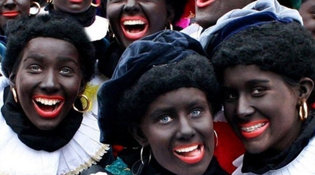 Нидерланды блэкфейс. Blackface расизм. Черный пит Нидерланды. Here recently