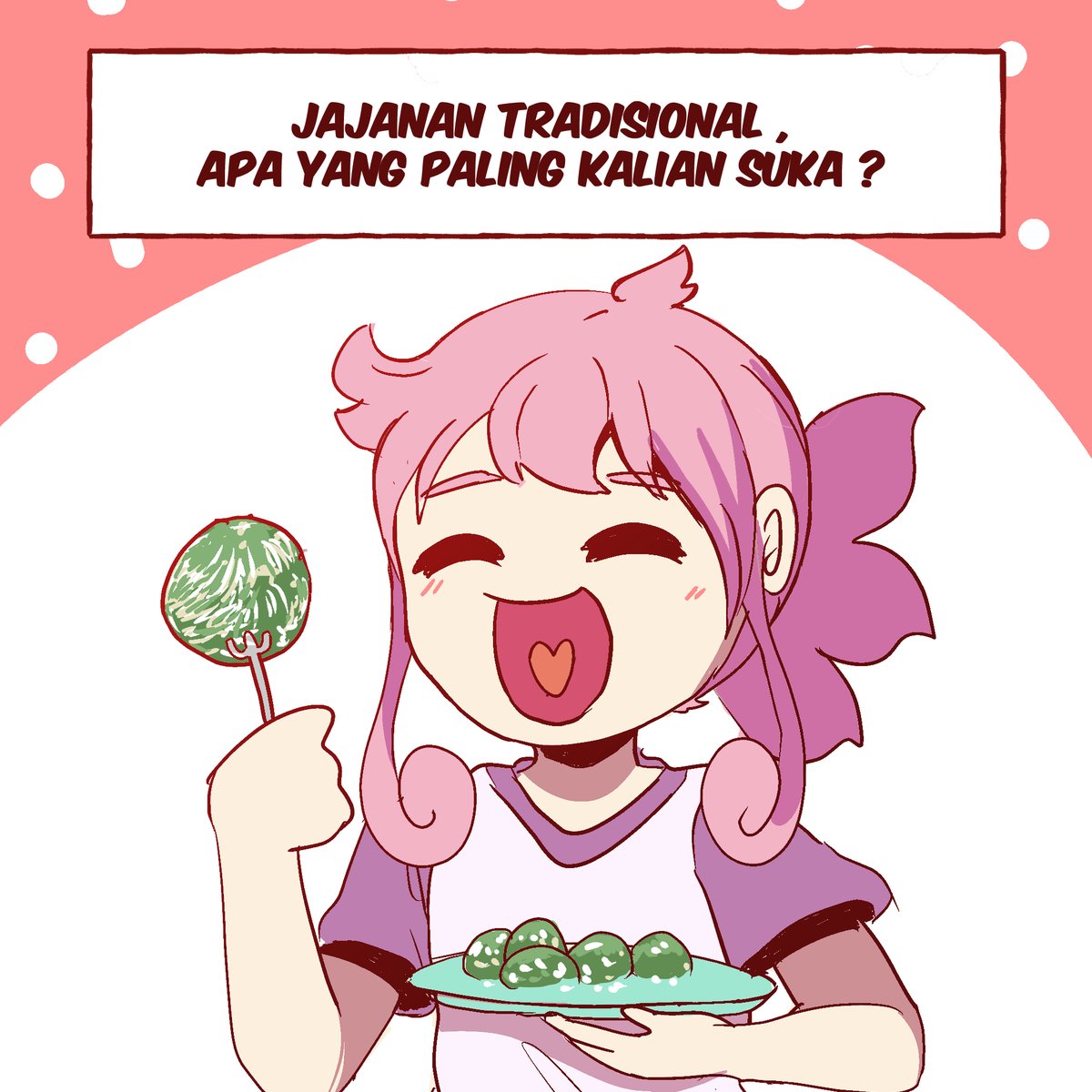 gulacomic's tweet photo. Jajanan tradisional apa yang paling kalian sukai ? #klepon #jajan #gulacomic https://t.co/2skxTAoleQ