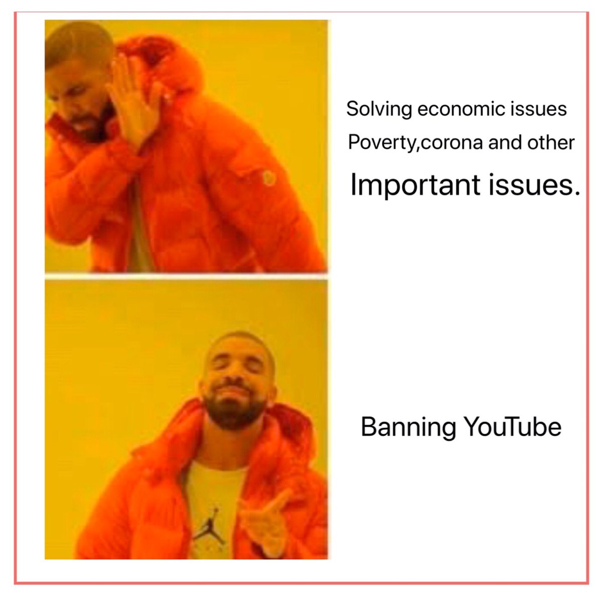 KAHFIL2's tweet photo. Our government be like:      #YoutubeBanInPakistan https://t.co/dWfGnADaMR