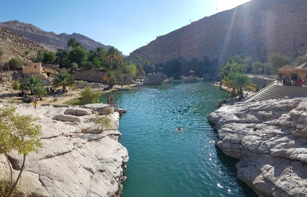 OrientToursUAE's tweet photo. Is Oman on your mind? Can’t wait to go back? We thought we’d help refresh your memory @WadibaniKhaled: one of the most gorgeous locales to visit in Oman. Dive in the natural pools for a refreshing experience or just sit back and enjoy the amazing view. 
#orientours #visitoman https://t.co/GXGdrXdrK6