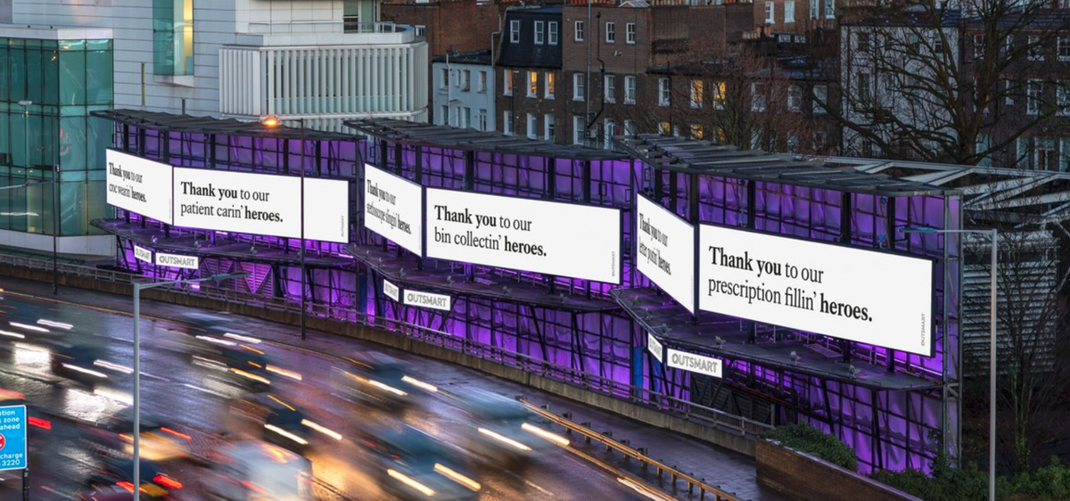 GrandVisual's tweet photo. "The most important thing to consider from a creative perspective for #OOH is craft. In order for your creative to stand out, you must craft your creative around the media." - @mymatedan @MediatelNews #FutureOOH https://t.co/IHZ6Ik9yjs