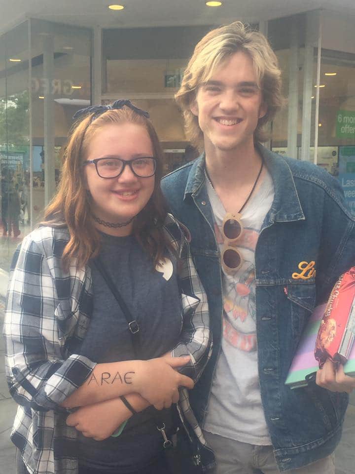 4 years ago today I may or may not have followed <a href="/jessarae/">Jessica Wilkinson</a> down a street to give home a scrapbook I had made for him 😂 that means 4 years ago was his first concert I went to! 🧐🤯