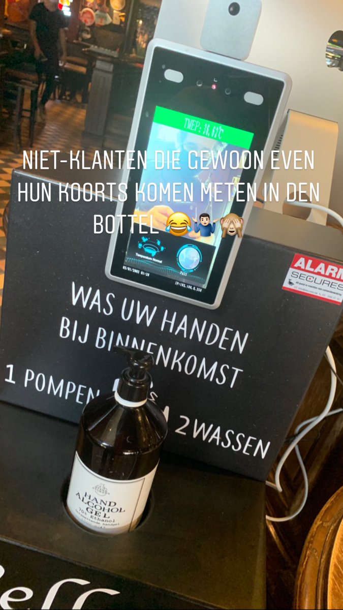 DenbottelII's tweet photo. @HorecaVL @DeCaluwe_M @vrtnws Ook niet klanten komen bij ons hun temperatuur meten😂🤷🏻‍♂️, (niet de bedoeling natuurlijk) https://t.co/cVXVCHN1w2