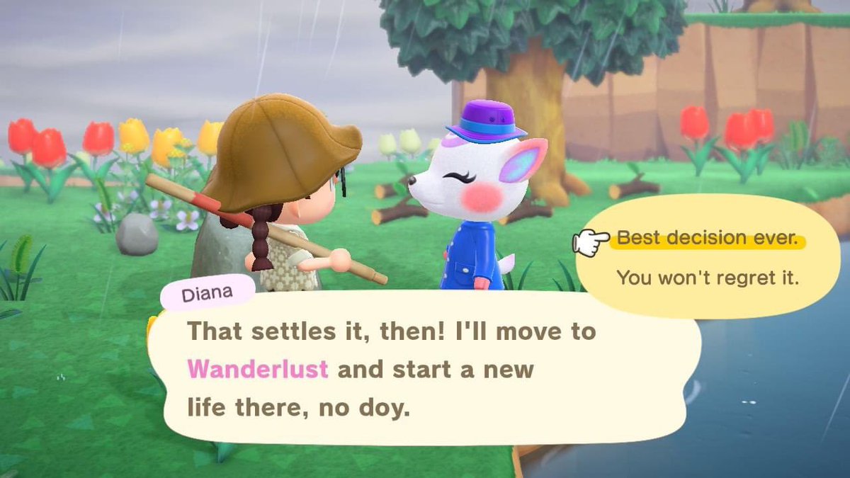 Found Diana on my second NMT 🥰 #acnh #AnimalCrossingNewHorizons