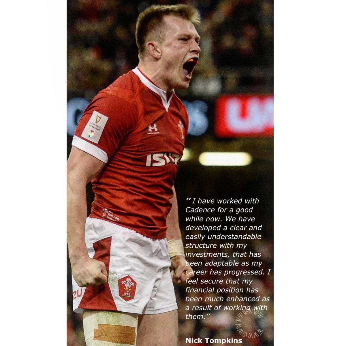 Best of luck to Nick Tompkins ahead of his new season with @dragonsrugby, always a pleasure to work with you! 
#dragons #wales #wrfu #saracens #finance #financialadvice #investing #investments #rugby #rugbyunion