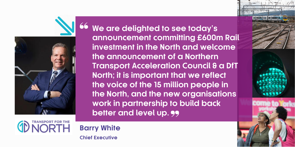 Transport for the North tweet media